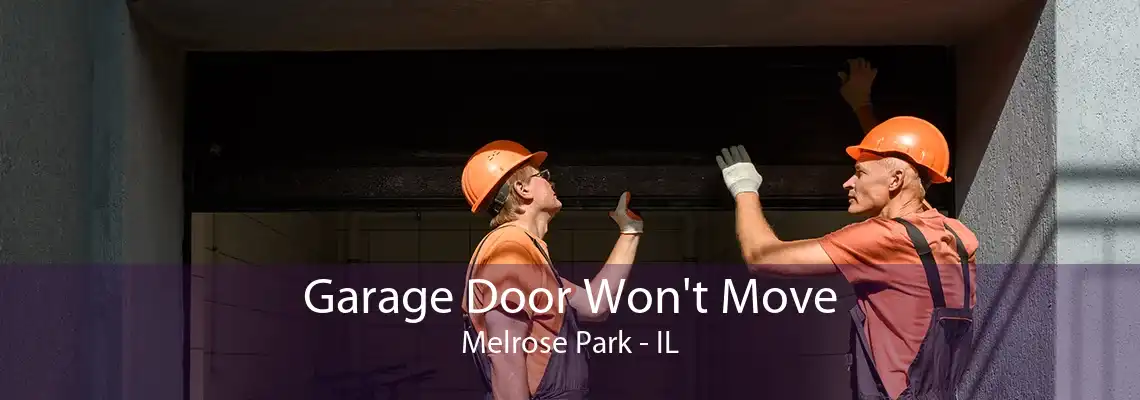 Garage Door Won't Move Melrose Park - IL