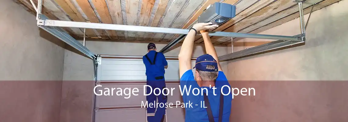 Garage Door Won't Open Melrose Park - IL