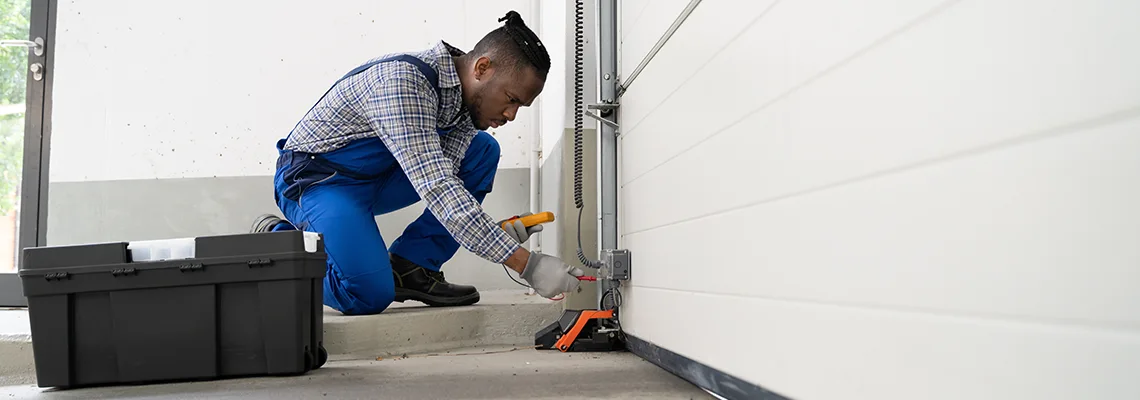 Garage Door Track Repair in Melrose Park, IL